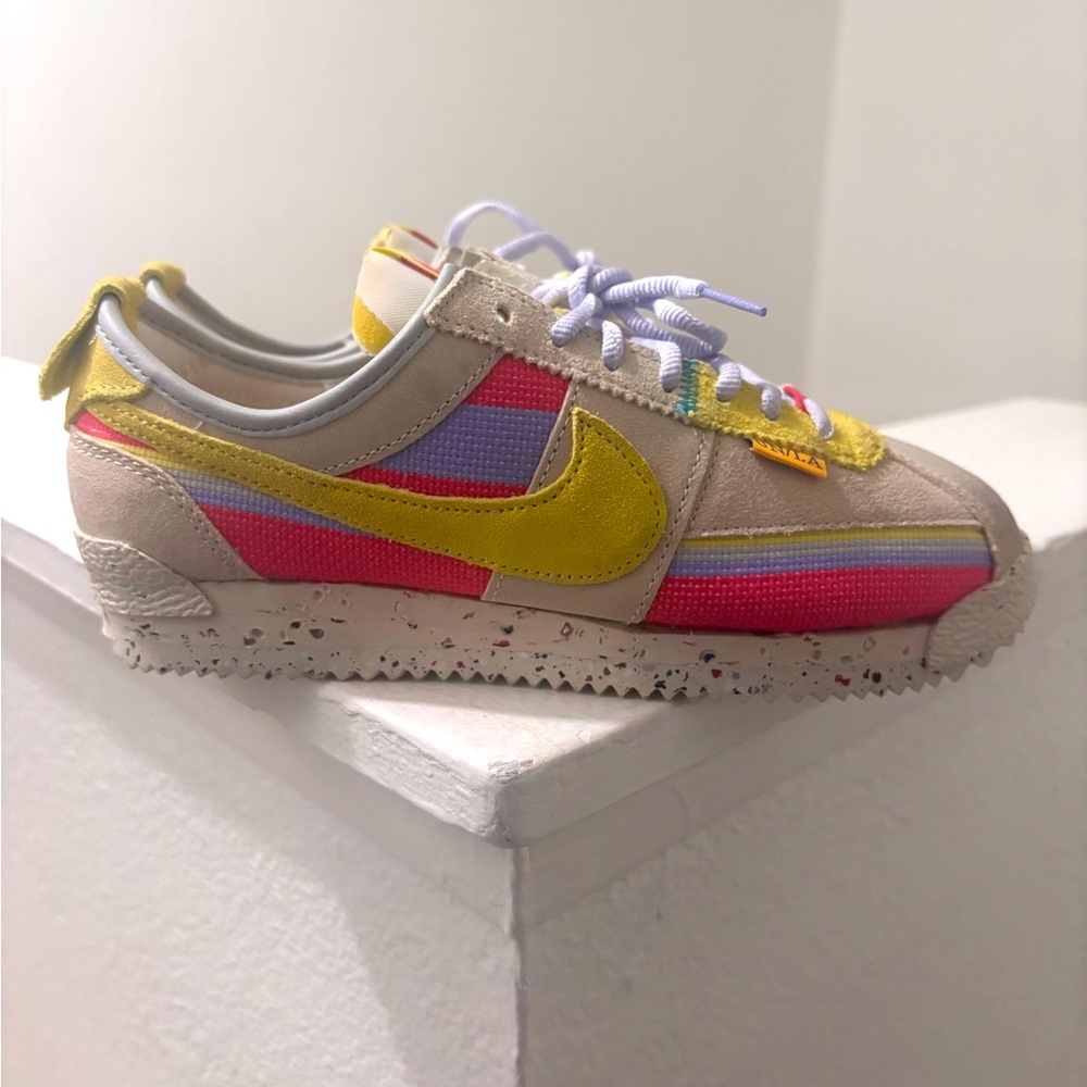 Nike Union Cortez Lemon Frost Sail Light Violet DR1413-100 Mens New Size 5.5